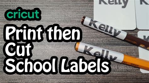 how to label pencils|Print then Cut: Wrap Around Pen Labels .